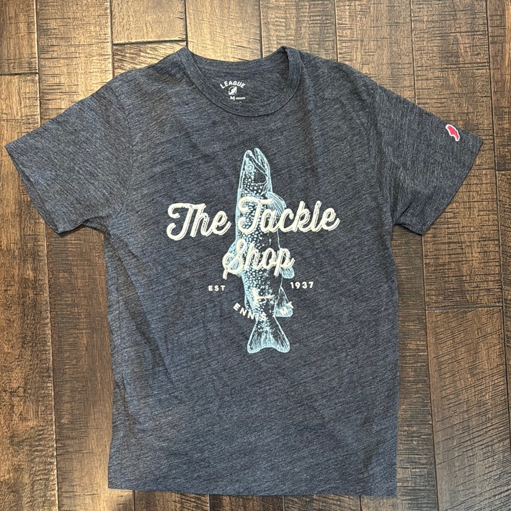 Heathered Navy Graphic T-Shirt size M